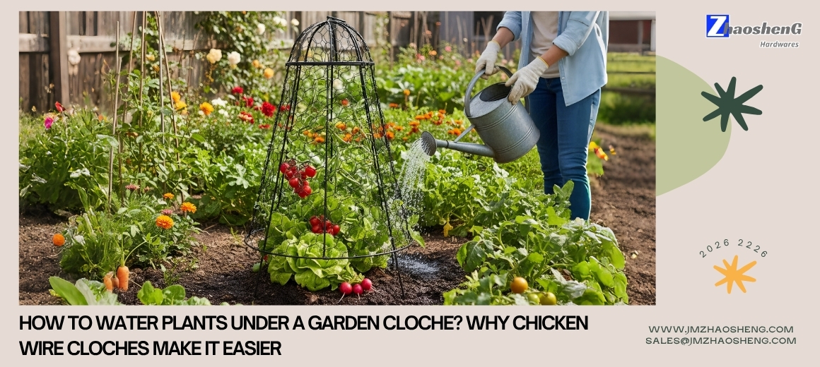 how to get water to garden cloche